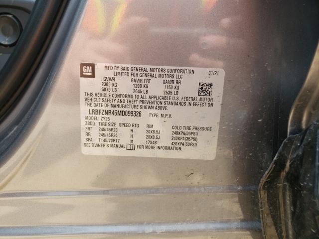 2021 BUICK ENVISION E LRBFZNR46MD099326