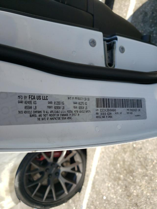 2019 DODGE CHARGER SR 2C3CDXL92KH540649