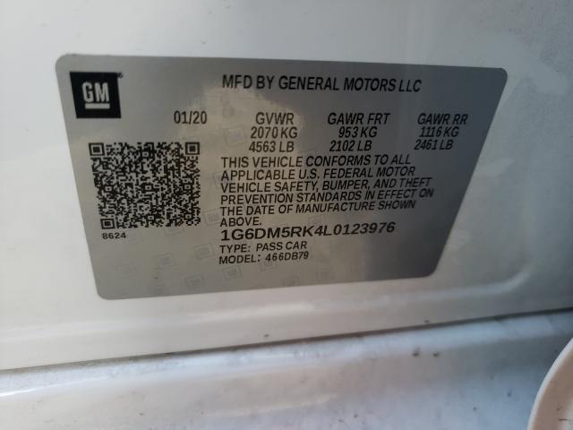 2020 CADILLAC CT5 LUXURY 1G6DM5RK4L0123976