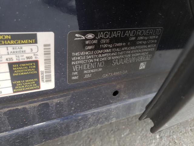 2017 JAGUAR XE SAJAJ4BVXHA966302