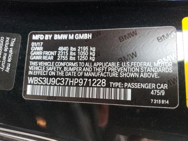 2017 BMW M4 WBS3U9C37HP971228