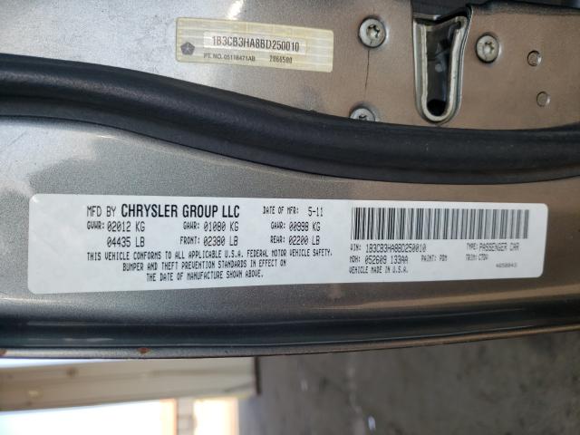 2011 DODGE CALIBER 1B3CB3HA8BD250010