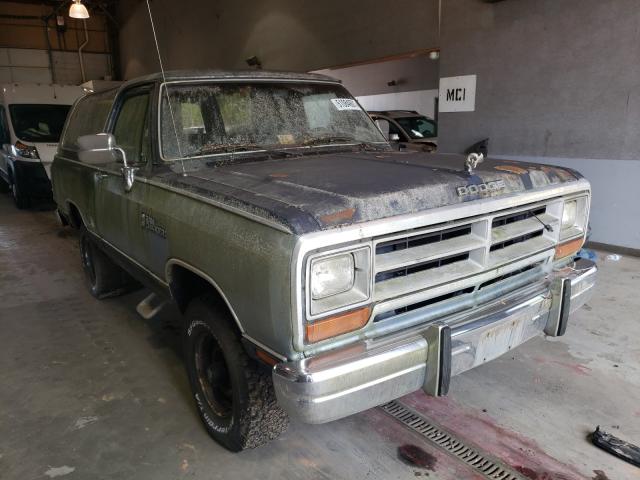 1989 DODGE RAMCHARGER AW-100 en venta VA - RICHMOND | Fri. Jul 30, 2021 -  Copart EEUU