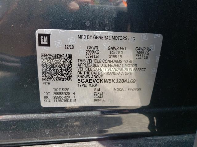 2019 BUICK ENCLAVE AV 5GAEVCKW5KJ204169
