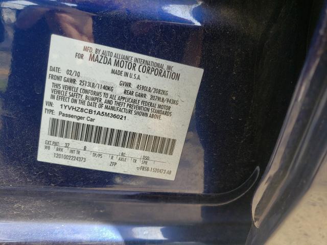 2010 MAZDA 6 S 1YVHZ8CB1A5M36021