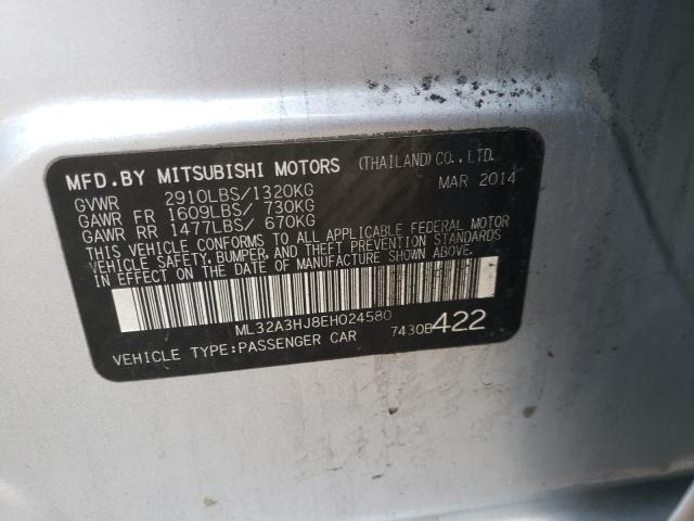 2014 MITSUBISHI MIRAGE DE ML32A3HJ8EH024580