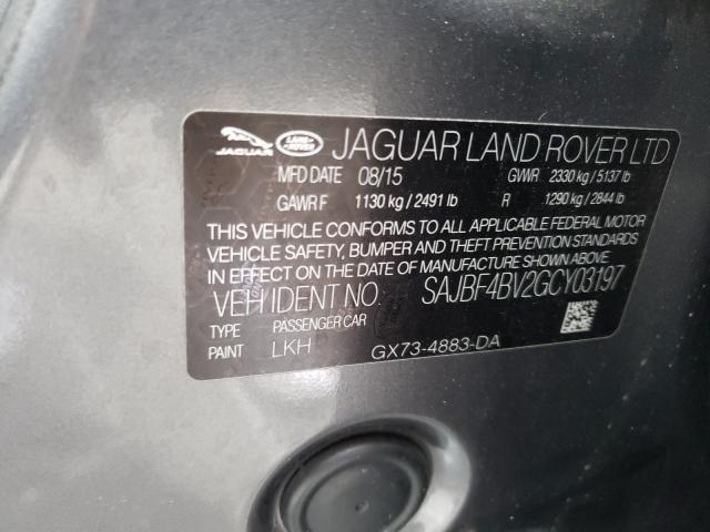 2016 JAGUAR XF R - SPO SAJBF4BV2GCY03197