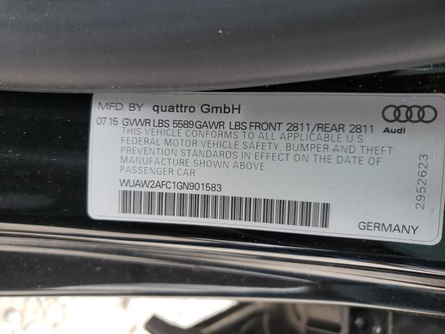 2016 AUDI RS7 WUAW2AFC1GN901583