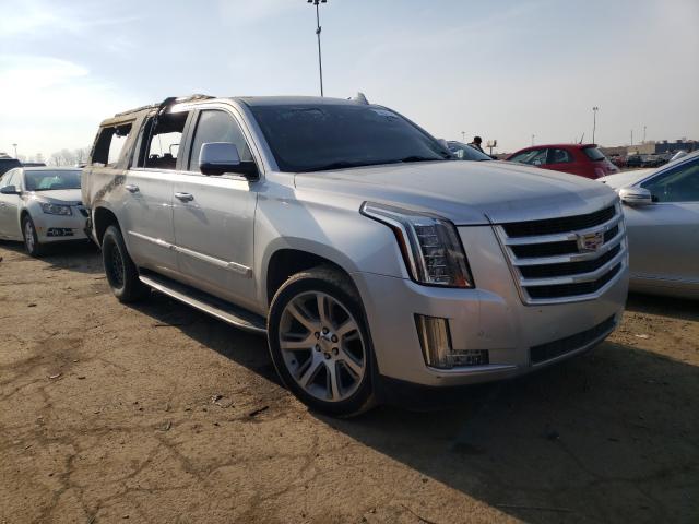 Salvage cars for sale from Copart Woodhaven, MI: 2016 Cadillac Escalade E