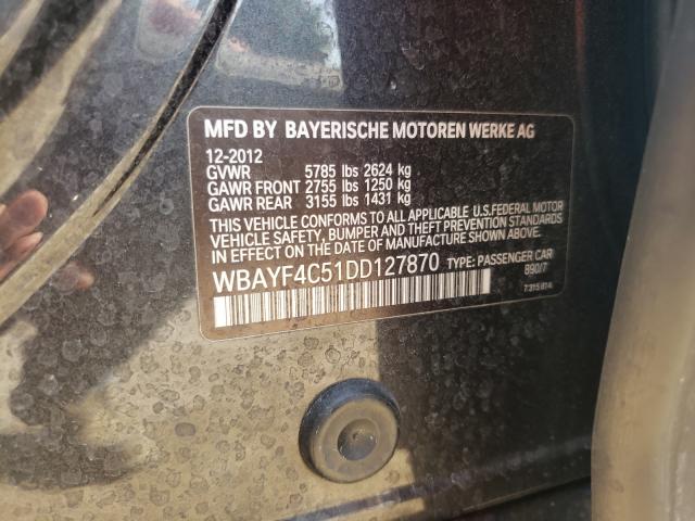 2013 BMW 740 LXI WBAYF4C51DD127870