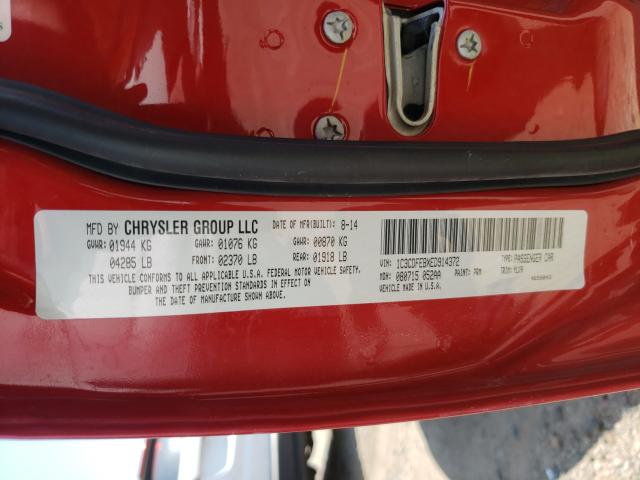 2014 DODGE DART GT 1C3CDFEBXED914372