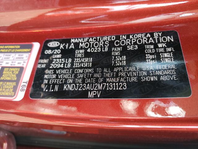 2021 Kia Soul Lx VIN: KNDJ23AU2M7131123 Lot: 61165203