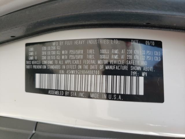 2011 SUBARU TRIBECA LI 4S4WX9GD9B4400200