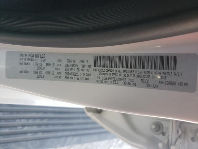 2020 RAM 1500 LIMIT 1C6SRFHM3LN310733