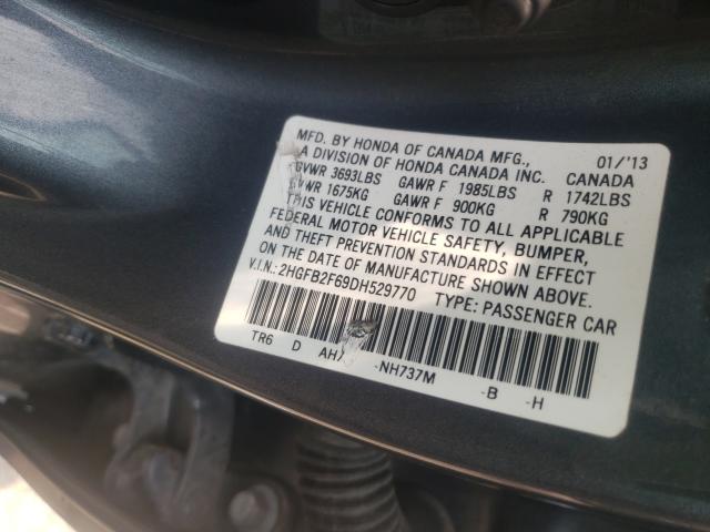 2013 HONDA CIVIC HF 2HGFB2F69DH529770