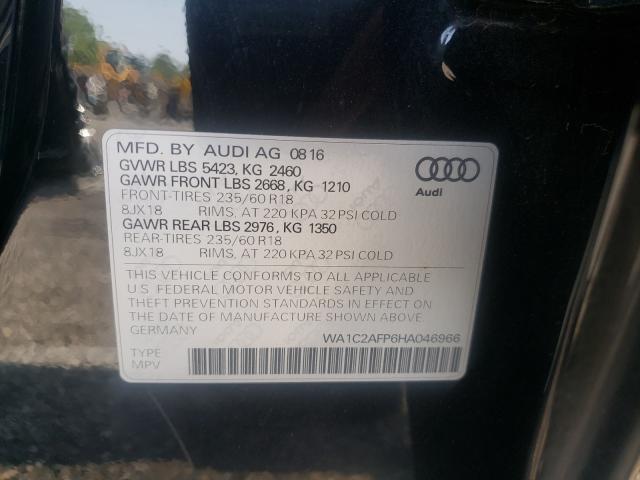 VIN WA1C2AFP6HA046966 2017 Audi Q5, Premium no.10