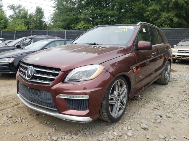 2014 MERCEDES-BENZ ML 63 AMG 4JGDA7EB2EA294452