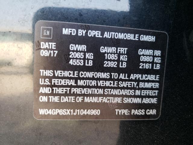 2018 BUICK REGAL ESSE W04GP6SX1J1044960