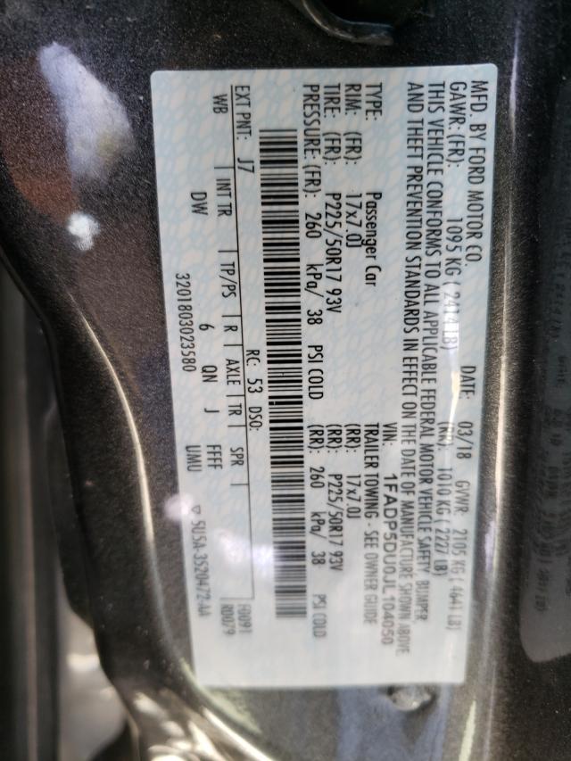 2018 FORD C-MAX TITA 1FADP5DU0JL104050