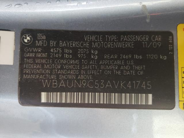 2010 BMW 135 I WBAUN9C53AVK41745
