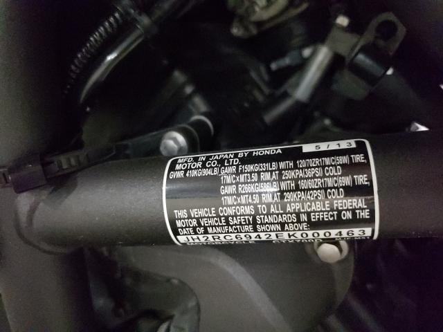 2014 HONDA CTX700 D JH2RC6942EK000463
