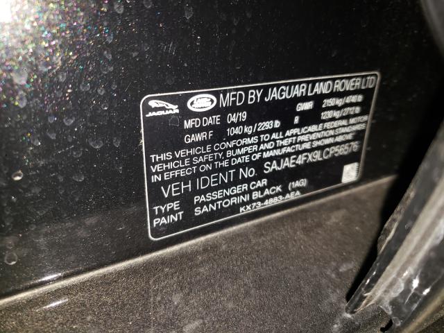 2020 JAGUAR XE S SAJAE4FX9LCP56576