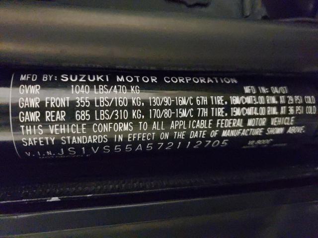 2007 SUZUKI VL800 JS1VS55A572112705