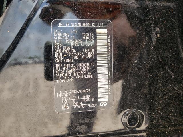 2020 INFINITI QX80 LUXE JN8AZ2ND5L9860028
