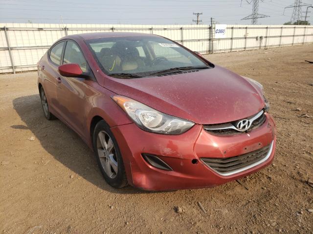 Salvage cars for sale from Copart Elgin, IL: 2013 Hyundai Elantra GL