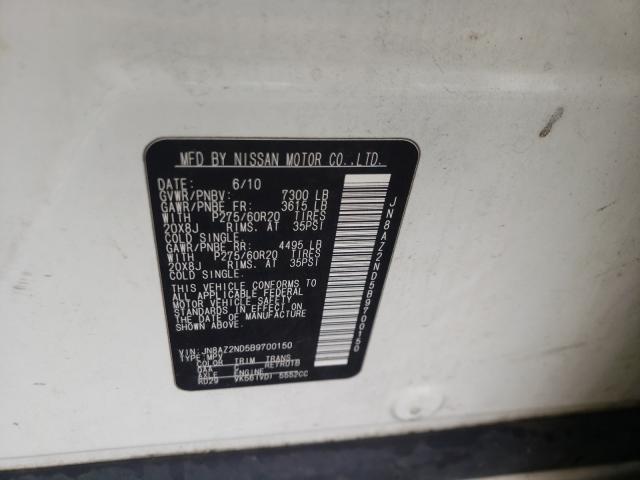 2011 INFINITI QX56 JN8AZ2ND5B9700150