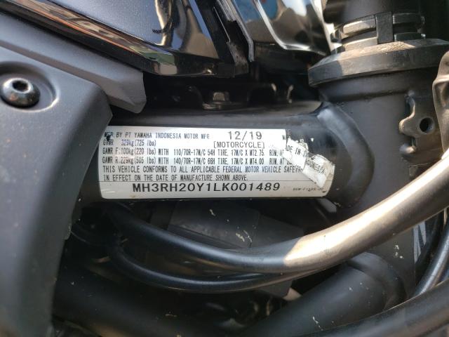 2020 YAMAHA MT-03 MH3RH20Y1LK001489