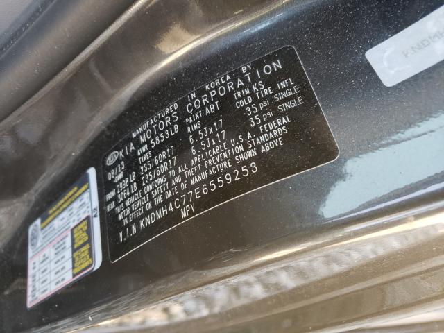 2014 KIA SEDONA EX KNDMH4C77E6559253