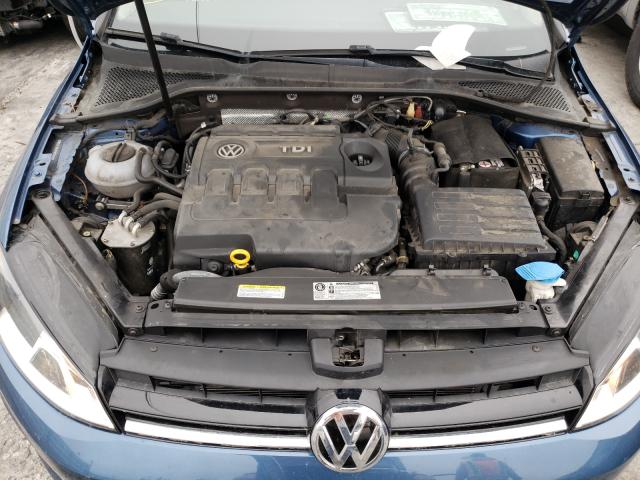 2015 VOLKSWAGEN GOLF TDI 3VW2A7AU1FM076202