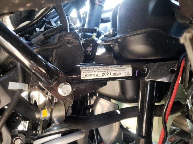 2021 HONDA TRX520 FA 1HFTE46H4M4650991