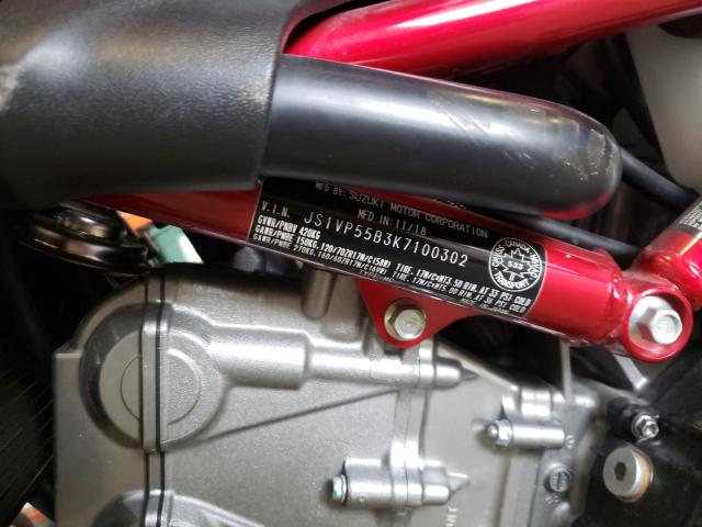2019 SUZUKI SV650A JS1VP55B3K7100302
