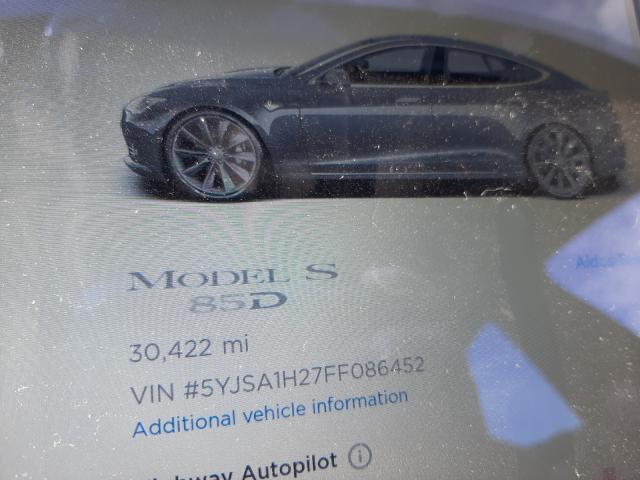 2015 TESLA MODEL S 85 5YJSA1H27FF086452