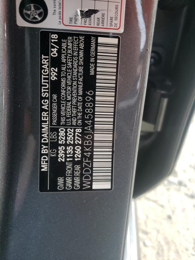 2018 MERCEDES-BENZ E300 WDDZF4KB6JA458896