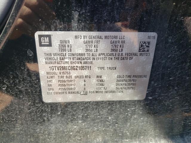 2016 GMC SIERA 1GTV2MEC8GZ105711
