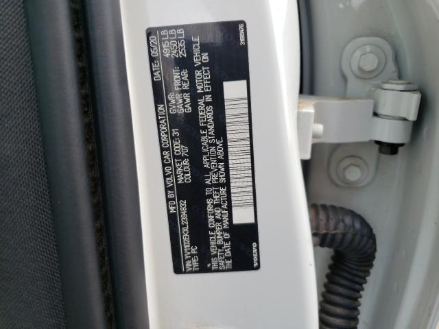 2020 VOLVO V60 T5 MOM YV1102EKXL2394832