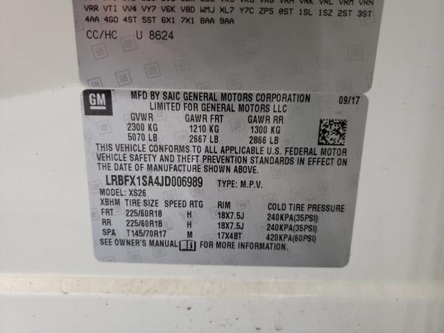 2018 BUICK ENVISION E LRBFX1SA4JD006989