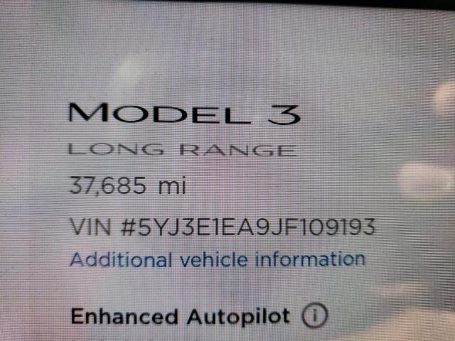 2018 TESLA MODEL 3 5YJ3E1EA9JF109193