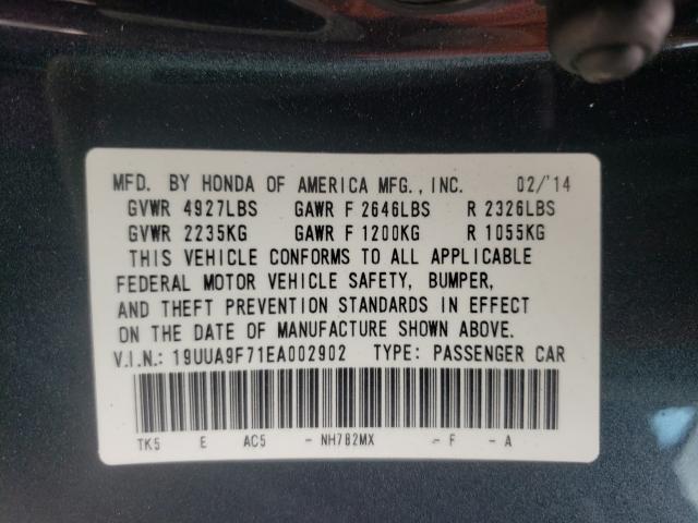 2014 ACURA TL ADVANCE 19UUA9F71EA002902