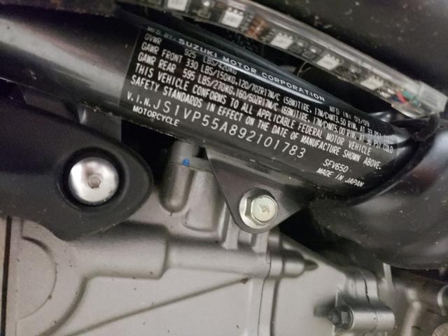 2009 SUZUKI SFV650 JS1VP55A892101783