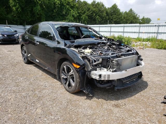 Salvage cars for sale from Copart London, ON: 2018 Honda Civic Touring