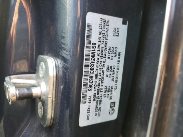 2012 CHEVROLET CAPRICE PO 6G1MK5U30CL663063