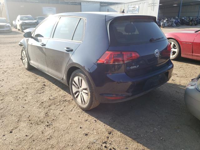 2016 VOLKSWAGEN E-GOLF SE WVWKP7AU0GW909832