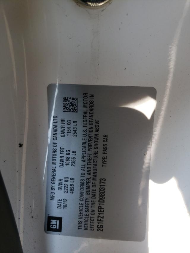 2013 CHEVROLET CAMARO ZL1 2G1FZ1EP1D9803173