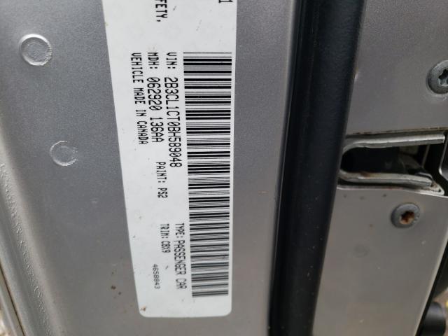 2011 DODGE CHARGER PO 2B3CL1CT0BH589048