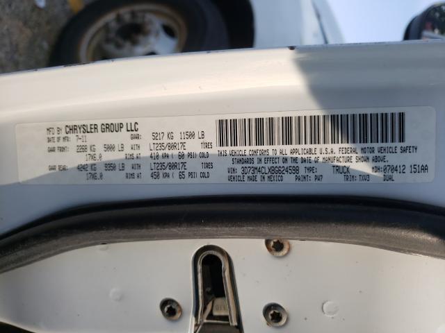 2011 DODGE RAM 3500 3D73M4CLXBG624598