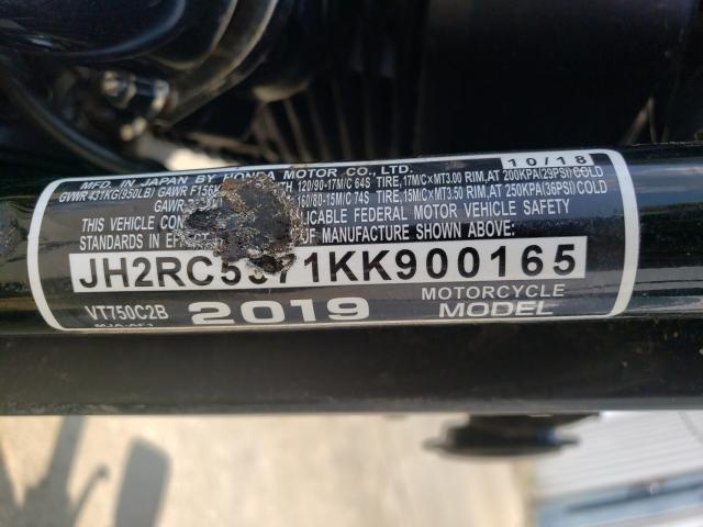2019 HONDA VT750 C2B JH2RC5371KK900165